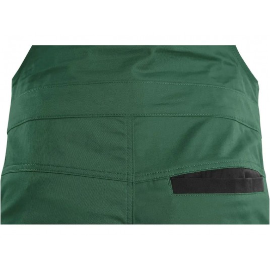 Ogrodniczki CXS SOLIS FLEX - zielony-czarny