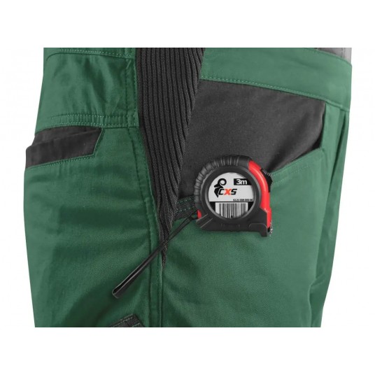 Ogrodniczki CXS SOLIS FLEX - zielony-czarny