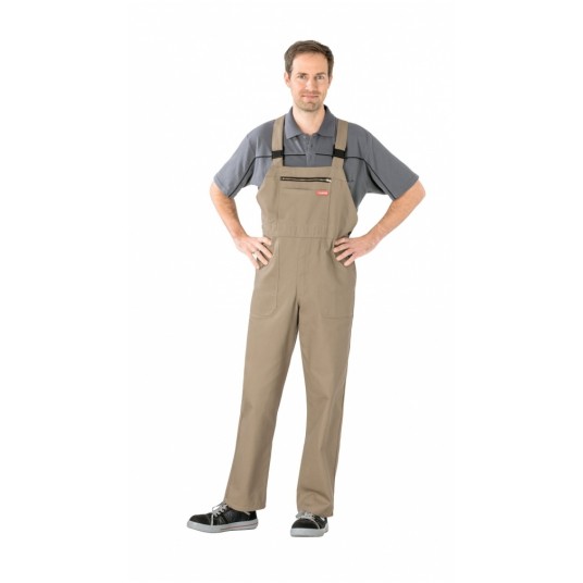 Ogrodniczki PLANAM Dungarees Salopette beżowe - 44