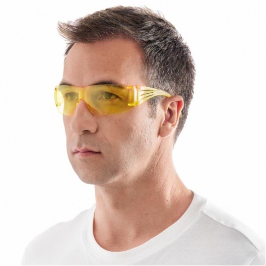 Okulary ochronne 3M SecureFit 200 - żółty