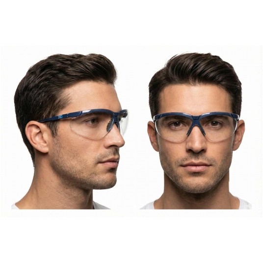 Okulary ochronne Honeywell XC Blue Clear Anti-scratch