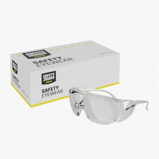 Okulary ochronne Safety Jogger Virunga Cover - przeźroczyste -zdjęcie numer 1