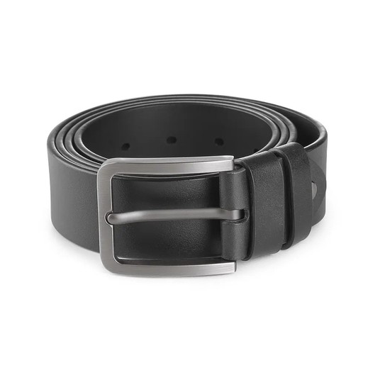 Pasek skórzany CXS TANO 4cm 130cm - czarny -zdjęcie numer 1