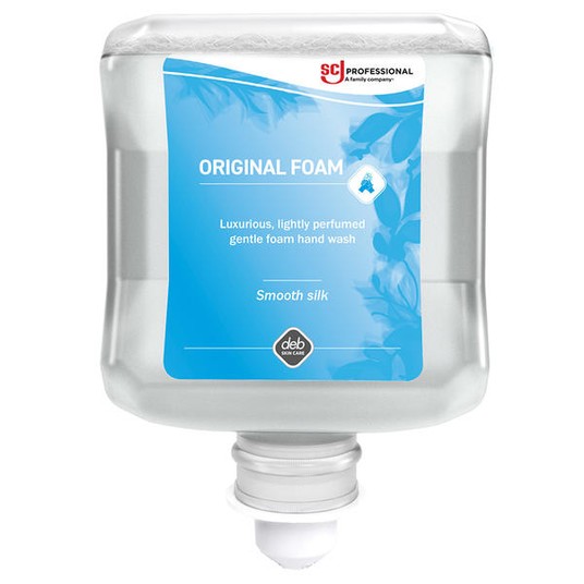 Pianka do mycia rąk bezzapachowa Clear Foam - wkład do dozownika 1L -zdjęcie numer 1