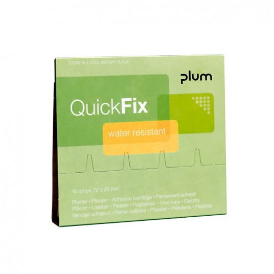 Plastry wodoodporne PLUM Quickfix 5511 72x25mm (45szt.)