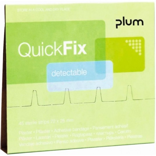 Plastry wykrywalne Plum QuickFix 5513 (45szt.) - wkład do dozownika -zdjęcie numer 2