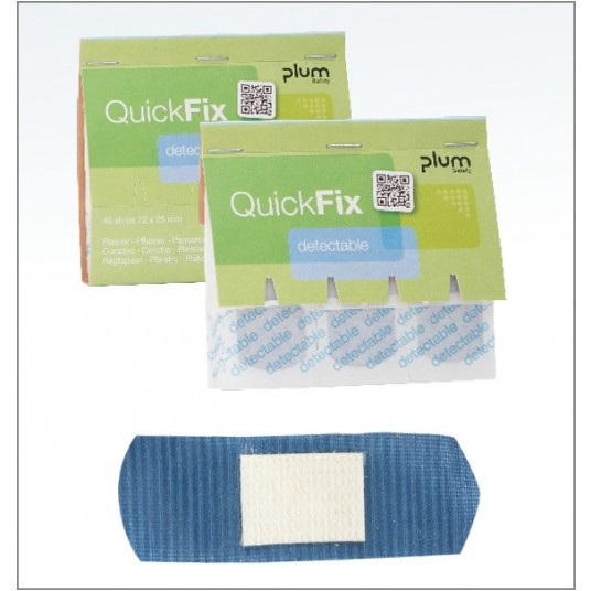 Plastry wykrywalne Plum QuickFix 5513 (45szt.) - wkład do dozownika -zdjęcie numer 1