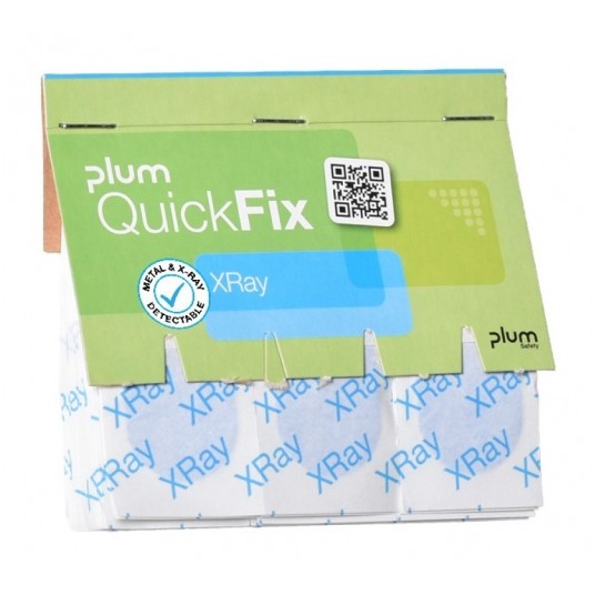 Plastry wykrywalne w RTG Plum QuickFix 5524 (45szt.) - wkład do dozownika -zdjęcie numer 1