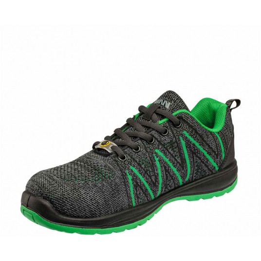 Półbuty Bennon KNITTER S1 ESD Green Low