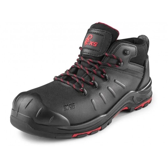 Półbuty ochronne CXS ROCK JADE S3S - czarno-czerwony -zdjęcie numer 1