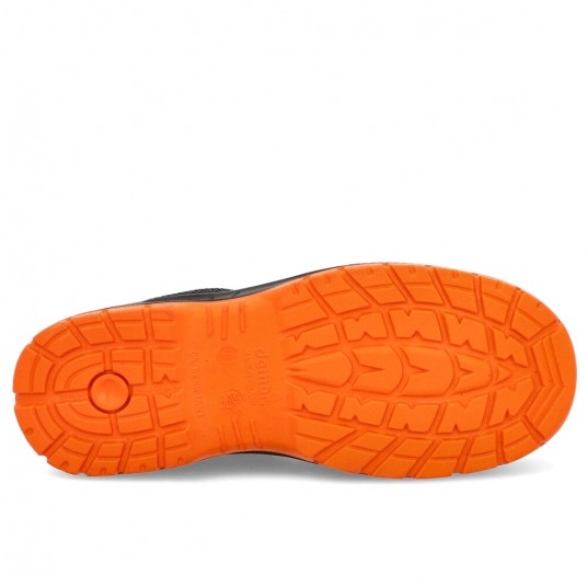Półbuty ochronne damskie DEMAR X-FLOW SOLID L O1 - pomarańczowy-szary -zdjęcie numer 2