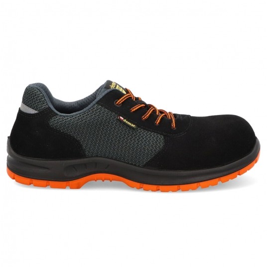 Półbuty ochronne męskie DEMAR X-FLOW SOLID S1 - pomarańczowy-czarny -zdjęcie numer 1