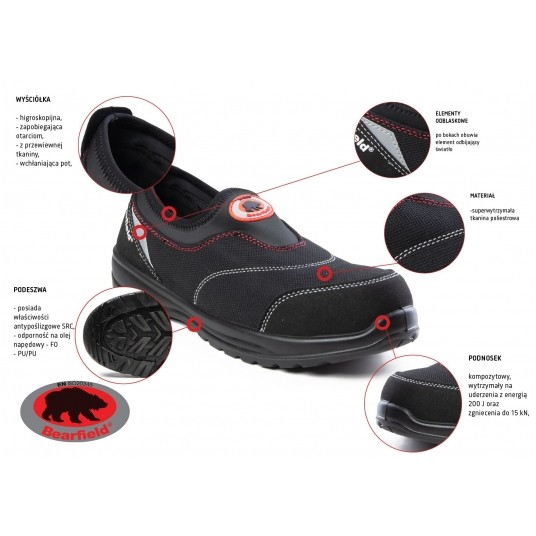 Półbuty Polstar BEARFIELD ULTRA S1 PS SR FO -zdjęcie numer 6