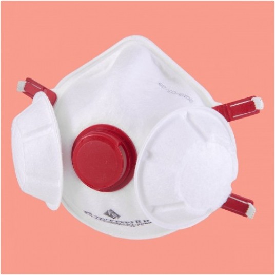 Półmaska filtrująca FS-33V F FFP3 R D z zaworkiem (4szt.) -zdjęcie numer 3