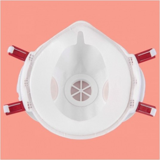Półmaska filtrująca FS-33V F FFP3 R D z zaworkiem (4szt.) -zdjęcie numer 2