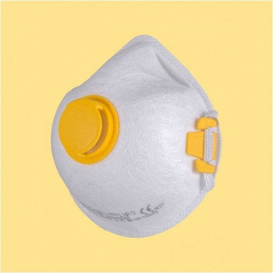 Półmaska filtrująca FS-613V FFP1 NR D z zaworkiem (50szt.) -zdjęcie numer 2