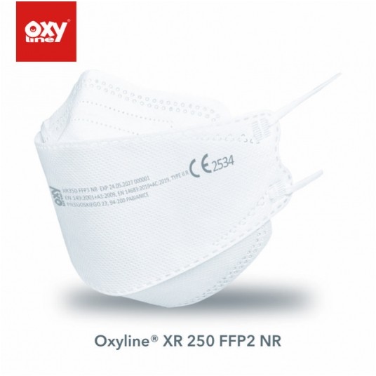 Półmaska filtrująca OXY XR 250 FFP2 NR - biała -zdjęcie numer 1