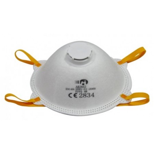 Półmaska przeciwpyłowa PAYPER AK002 FFP2 NR (20szt.) z zaworkiem -zdjęcie numer 2
