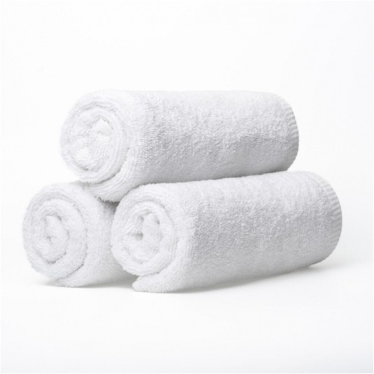 Ręcznik bawełniany PARMA 50x100 - WHITE -zdjęcie numer 1