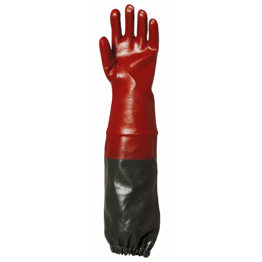Rękawice chemiczne PVC EUROCHEM 3510 - 65cm -zdjęcie numer 1