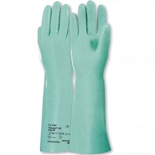 Rękawice chemoodporne KCL Tricotril 737 - zielony -zdjęcie numer 1