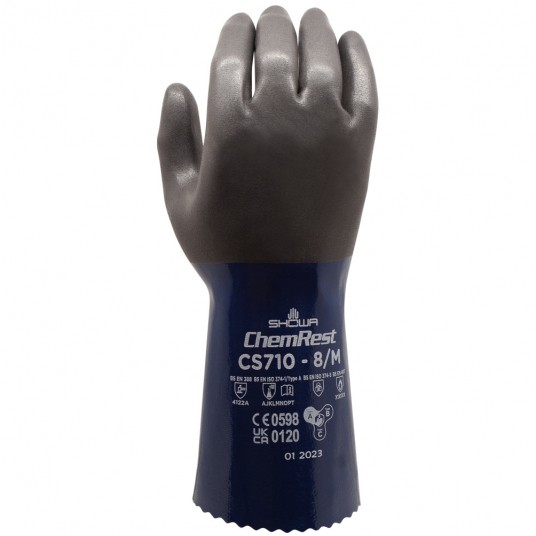 Rękawice chemoodporne Showa CS710 - niebieski