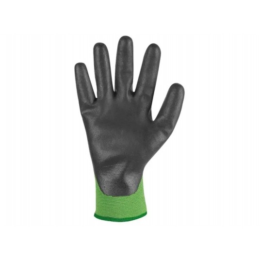 Rękawice CXS ROXY DOUBLE WINTER powlekane w 3/4 zimowe - czarno-zielony - 10 -zdjęcie numer 2