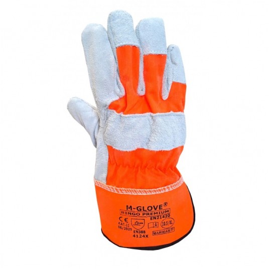 Rękawice dwoina bydlęca M-GLOVE RINGO PREMIUM 4124X - 10,5/XL