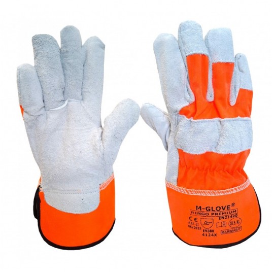 Rękawice dwoina bydlęca M-GLOVE RINGO PREMIUM 4124X - 10,5/XL