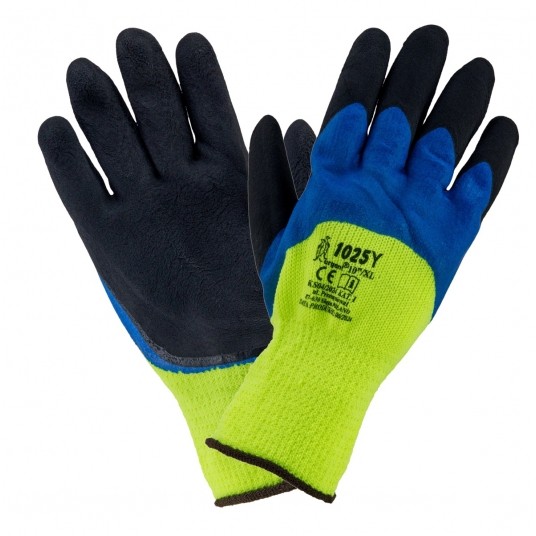 Rękawice impregnowane pokryte gumą URGENT 1025 Y - 10 -zdjęcie numer 1