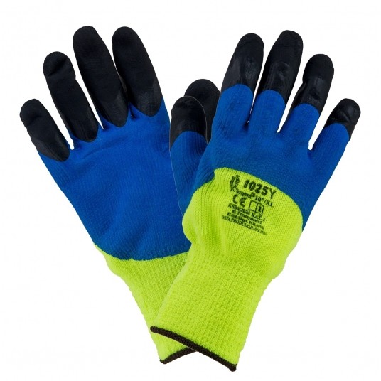 Rękawice impregnowane pokryte gumą URGENT 1025 Y zima -zdjęcie numer 1