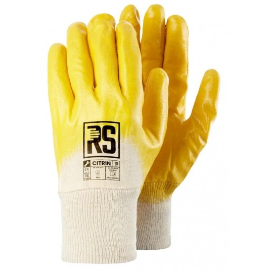 Rękawice nitrylowe olejoodporne RS CITRIN -zdjęcie numer 1