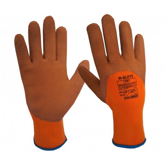 Rękawice ocieplane M-GLOVE L3001 RECOWINTER FOAM 2242X ORANGE