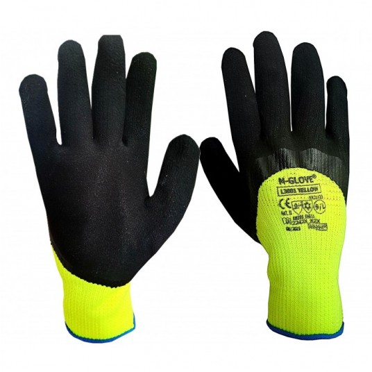Rękawice ocieplane M-GLOVE L3001 YELLOW 2242X X2X