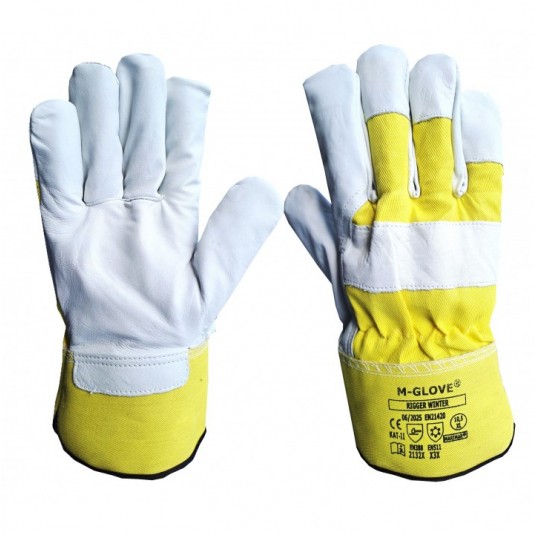 Rękawice ocieplane M-GLOVE RIGGER WINTER YELLOW 2132X X3X - 10,5