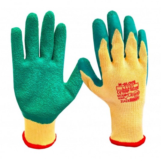 Rękawice powlekane lateksem M-GLOVE L1101 3142X