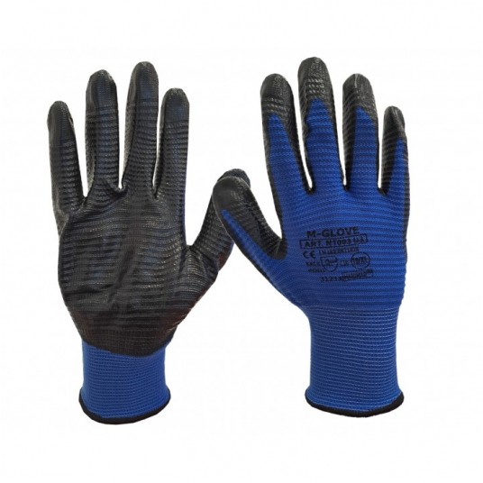 Rękawice powlekane nitrylem M-GLOVE N1003 U3 3121X