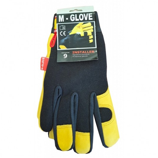 Rękawice skóra licowa M-GLOVE INSTALLER KAT.I.