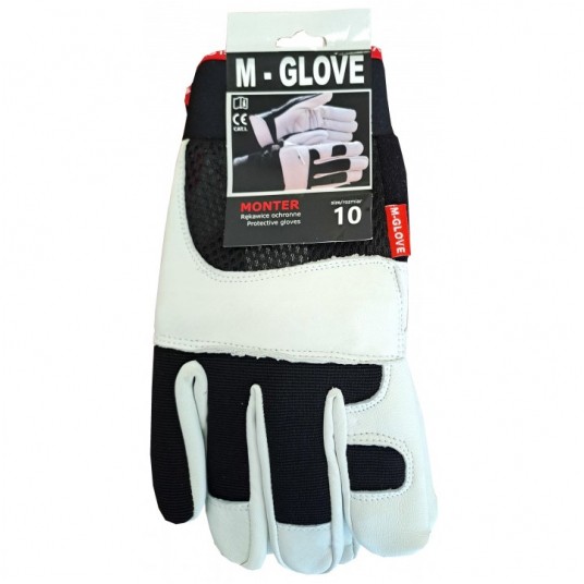 Rękawice skóra licowa M-GLOVE MONTER KAT.I.