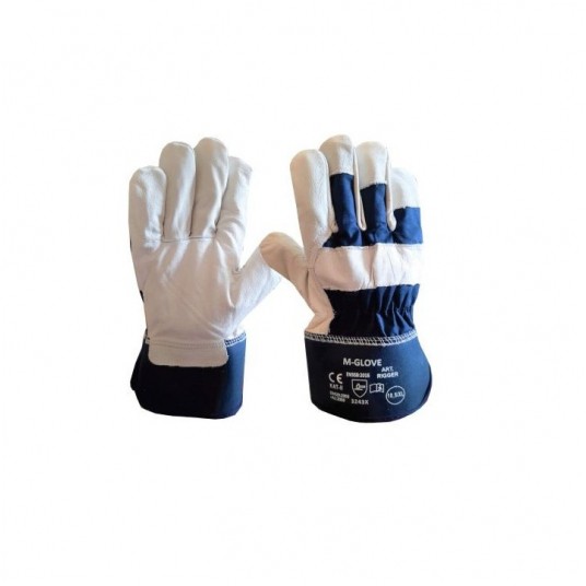 Rękawice skóra licowa M-GLOVE RIGGER NAVY 3243X - 10,5