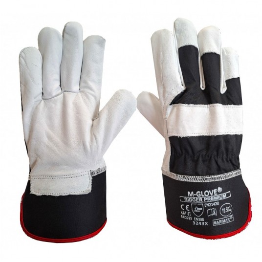 Rękawice skóra licowa M-GLOVE RIGGER PREMIUM 3243X - 10,5