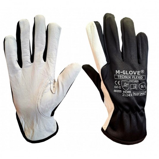 Rękawice skóra licowa M-GLOVE TECHNIK FLEXO 2124X
