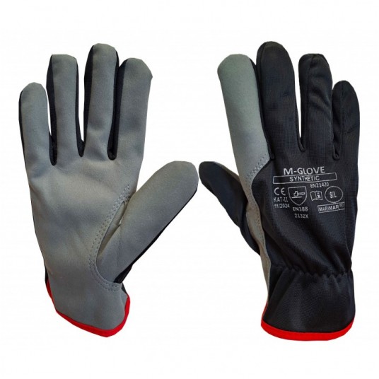 Rękawice skóra syntetyczna M-GLOVE SYNTHETIC 2132X