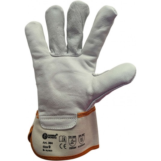 Rękawice skórzane lico Hansaschutz 364 - 10 -zdjęcie numer 2