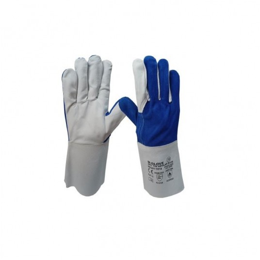 Rękawice spawalnicze M-GLOVE TIG KEVLAR BLUE 4123X 411X4X