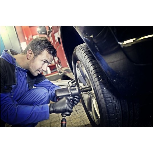 Rękawice warsztatowe GRIPPAZ 246 (50szt.) - pomarańczowy -zdjęcie numer 3