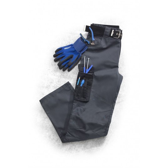 Spodnie do pasa 4TECH 02 - szaro-czarny - 176-182cm