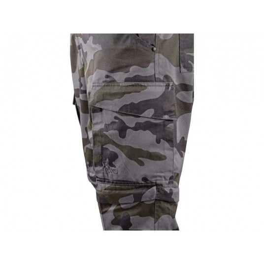 Spodnie do pasa CXS CAMO męskie odpinane nogawki - moro
