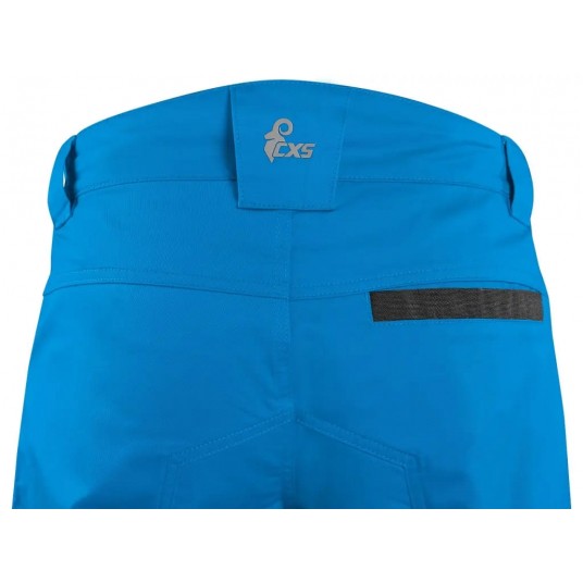 Spodnie do pasa CXS SOLIS FLEX - 170-176cm - niebieski-czarny