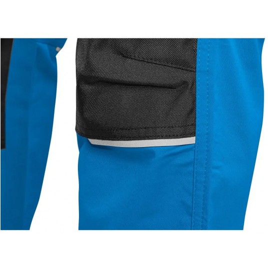 Spodnie do pasa CXS SOLIS FLEX - 170-176cm - niebieski-czarny